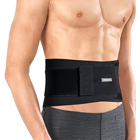 Bracoo BS33 Low Back Brace, Abdominal Support Belt for Sprains, Strains, Pain Relief & Posture Correction - Breathable & Ultra-Lightweight Stabilizers Cover