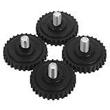 TOMETURE Rubber and Iron Scale Feet Replacement with Damping 4pcs for Electronic Pricing Scales