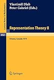  Representation Theory II: Proceedings of the Second International Conference on Representations of Algebras, Ottawa, Carleton University, August ... (Lecture Notes in Mathematics, 832, Band 832)