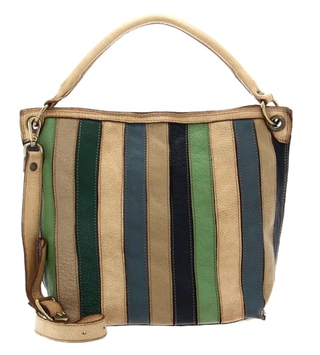 Sac épaule CATERINA LUCCHI Indica en cuir premium Comb. Primavera coloris Cognac
