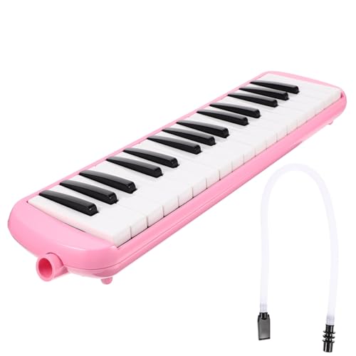Mélodica rose à touches LIFKOME avec embouchures pour débutants