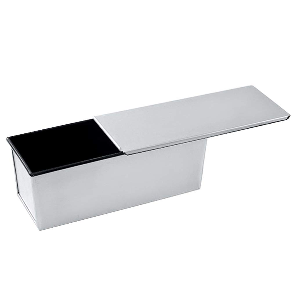 LOOM TREE Nonstick Loaf Pan Aluminum Alloy Toast Mold with Lid Cover Bread Make 450g-image-26