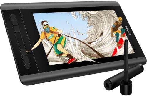 FEX XP-Pen Artist12 11.6 Inch FHD Drawing Monitor Pen Display Graphic Monitor with PN06 Battery-Free Pen Multi-Ftive Graphic Drawing Tablet Monitor Panel - Fex-1900 … (Black-3)