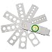 E-outstanding 1Pc Gem Measuring Tool Jewelry Tool Equipment Accessory Diamond Gem Gauge Measuring Tool for Gem Diamond Stone Size Measure