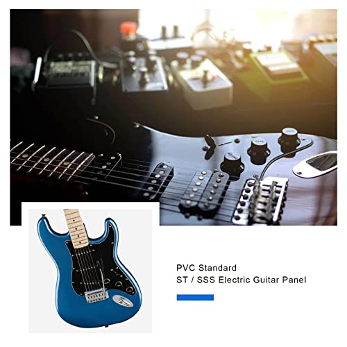 Pickguard SSS 11 Trous pour Guitare Droitier Compatible avec Fender Stratocaster USA/Mexicain Standard SSS Panneau de… - Les Beatles, Paul McCartney, John Lennon, RIngo Starr, George Harrison Pickguard SSS 11 Trous pour Guitare Droitier Compatible avec Fender Stratocaster USA/Mexicain Standard SSS Panneau de… – Image 3