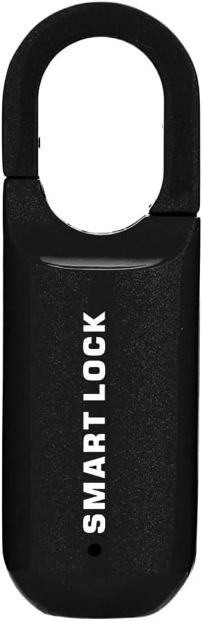 M01 Multifunctional Fingerprint Padlock USB Smart Cabinet Keyless Home Travel Case Drawer Anti Theft Zinc Alloy Lock(Red)