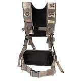 Inzopo Molle Kampfweste mit Kampfgürtel Jagdgeschirr Teller Träger Chest Rig Camo