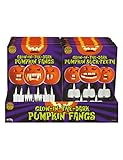 Glow in The Dark Pumpkin Buck Teeth Standard