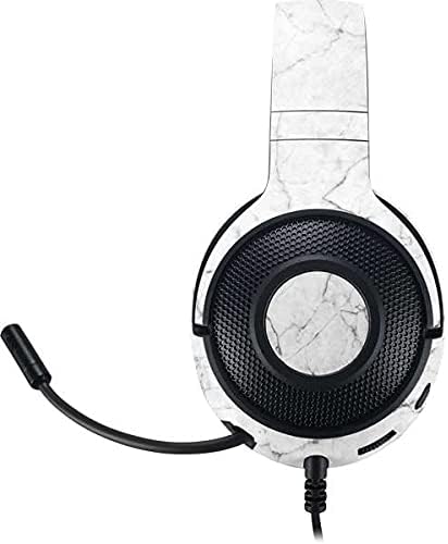 Skinit Decal Skin Compatible with Razer Kraken X Gaming Headset - Skinit Originally Designed White Marble Design