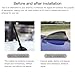 Car Roof Shark Fin Antenna Carbon Fiber Radio Signal Antenna Part Compatible for Audi A5 Cabriolet Convertible 2-Door 2.0L 1984CC 121Cu. in. l4 Gas DOHC Turbocharged 2011 2012 by Loner
