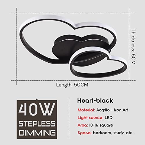 Plafonnier LED dimmable à télécommande pour lumière chaude sur mesure - 4