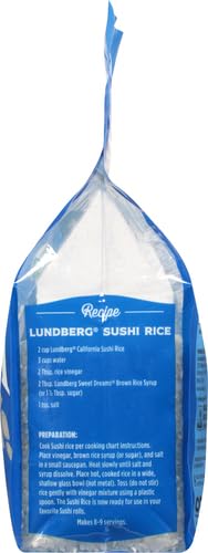 Lundberg Organic California Sushi Rice - Short Grain Rice White Japanese-Style Sticky Rice for Perfect Sushi Rolls Rice — view 4