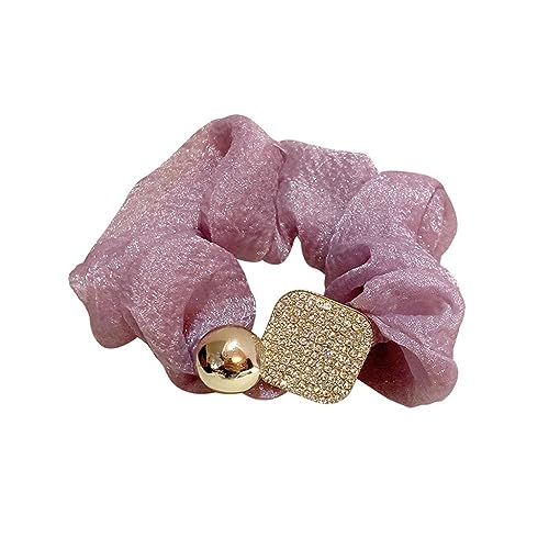 UOYHBTA Atmosphere Square Water Diamond Buckle Sparkling Bubble Wrinkled Lady's