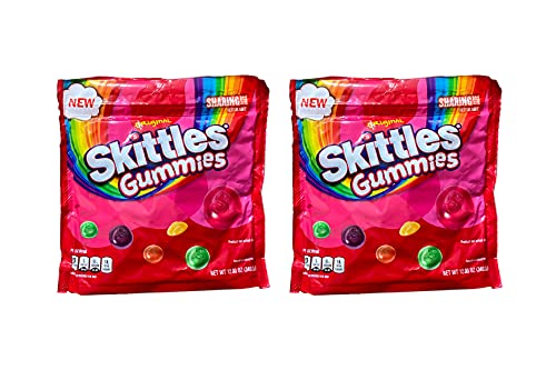 Bundle of Skittles Gummy Candy Original, 12 Ounce ( Pack of 2)