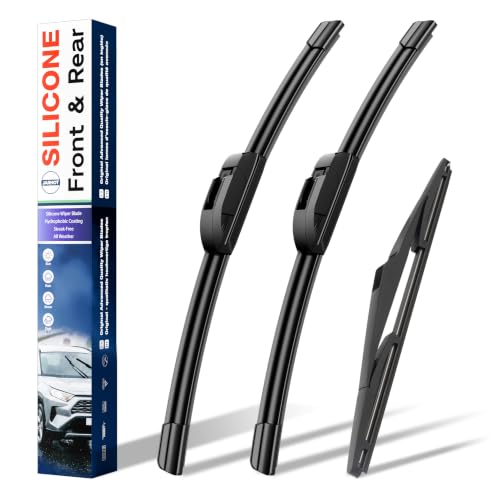 JARHOT Silicone Wiper Blades, Windshield Wipers for Kia Seltos 2021-2024 by JARHOT - Used condition - US$36.79