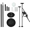 HBOKIT Stripper Pole Spinning en Statische Danspaal Draagbare Verwijderbare Danser Pole Kit voor Professionals Beginners…