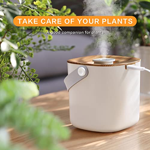 Smartdevil Small Humidifier, 600Ml Portable Mini Humidifier For Plants, Usb Personal Desk Humidifier For Bedroom, Office, Travel, Auto Shut-Off, Super Quiet, White #TOP4