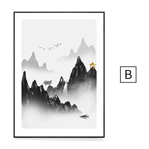 Affiche imprimer décor art abstrait nature 3 pièces sans cadre