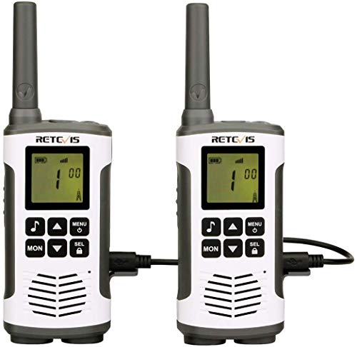 Retevis RT45 Walkie Talkie Rechargeable FRS VOX Call Tone Baby Monitor Flashlight 121