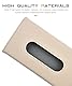 Flaconi Auto Taschentuchbox,Auto Visier Halter für Tissue,Taschentuchspender für Visier,Sonnenblende Taschentuchbox Halterung,Geeignet für die meisten Automobile,Lastwagen,Boote,Wohnmobile (Beige)