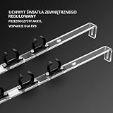 2 szt. Uchwyt do Oświetlenia Akwarium, Wspornik do Stojaka na Oświetlenie, Lampa LED Akwarium, Stojak na Oświetlenie, Akryl Przezroczysty Łatwa Instalacja