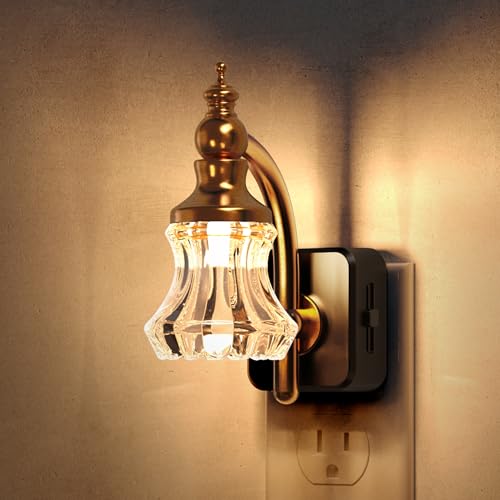 Batman Night Light L LOHAS LED Night Lights Plug into Wall, 3000K Soft White LED, Floral Night Lights with Dusk to Dawn...