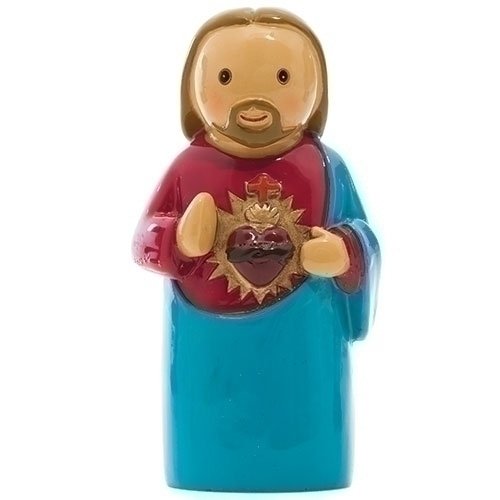 Roman Inc. Little Drops of Water 3.25" H Scared Heart of Jesus Figurine 12041