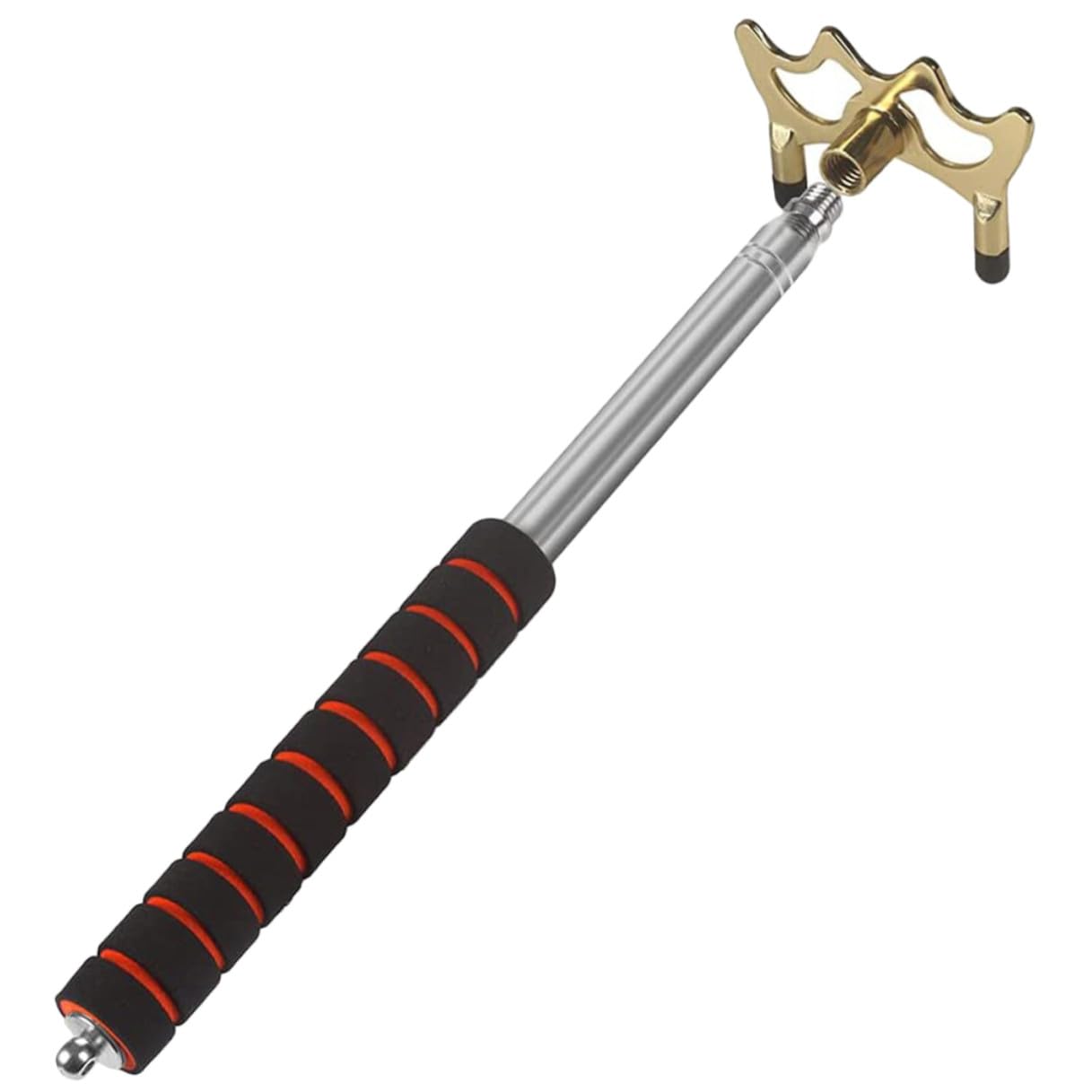 ORFOFE Support de Queue de Billard Télescopique avec Tête Amovible Porte-queues Stable et Portable Accessoire Pratique pour Tables de Billard et Snooker à Domicile