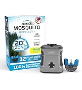 Thermacell Mosquito Repellent Rechargeable Adventure EX-Series EX90; Patio Shield with 9-Hour Bat...