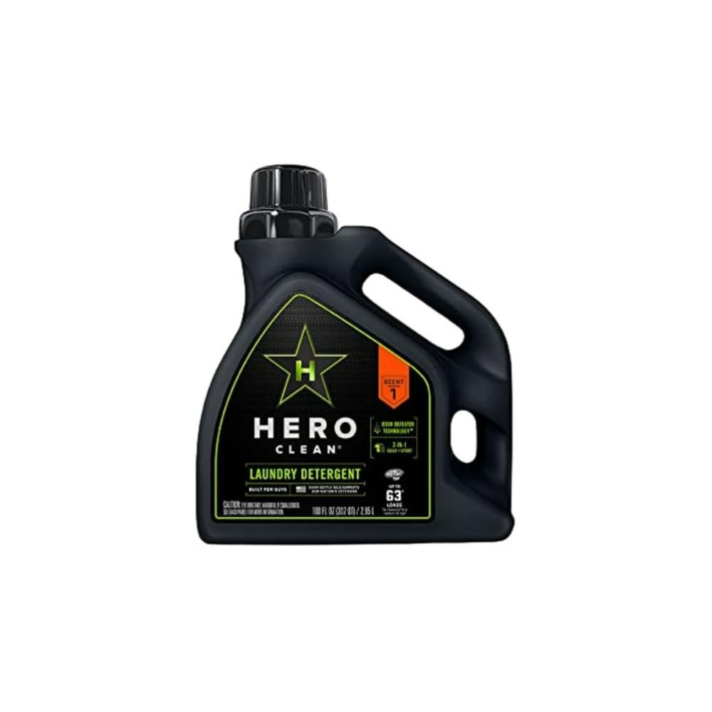 Liquid Laundry Detergent – 5 in 1 Sport + Everyday with World-Class Odor Control, Advanced 7 Enzyme System for Stains. Juniper Scent (100 Oz)