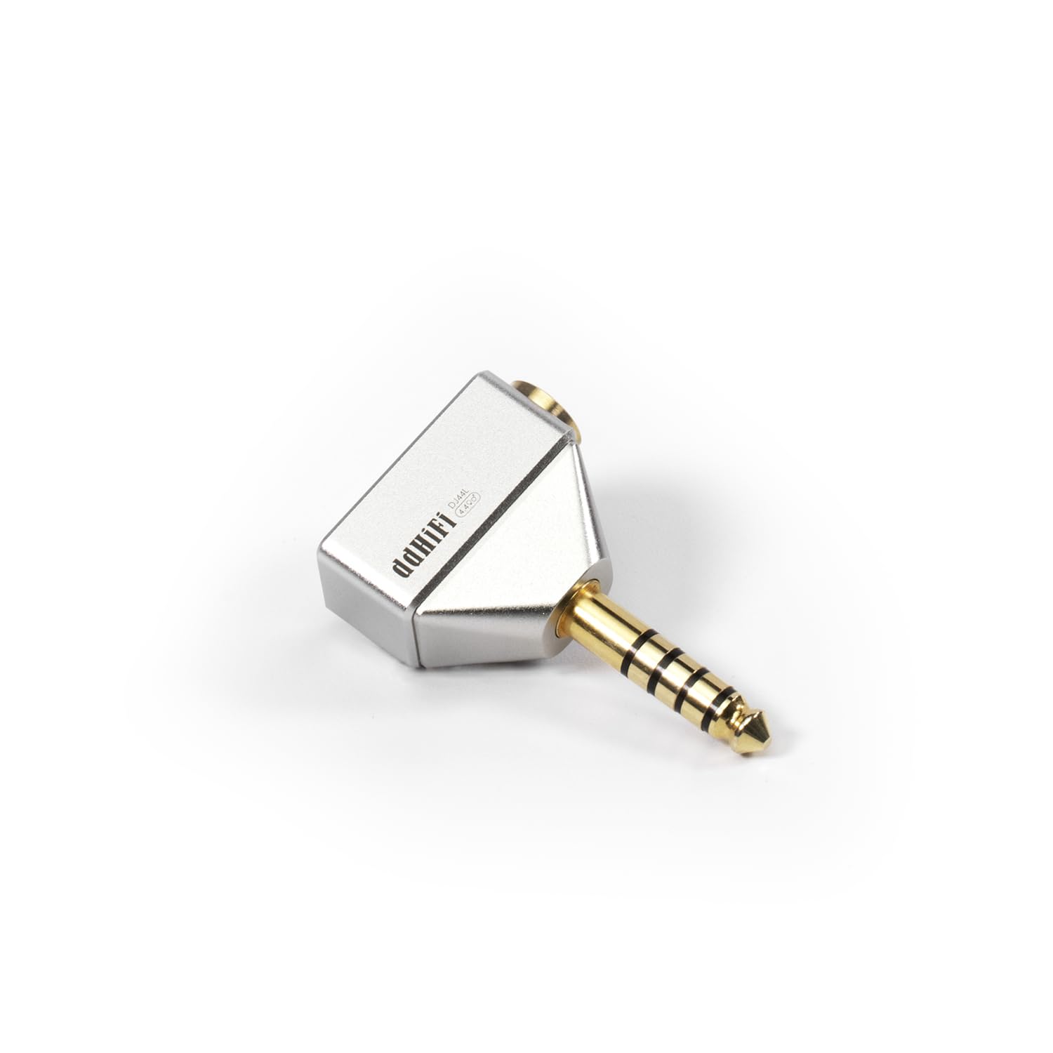 DD ddHiFi DJ44L - Adaptador de audio equilibrado hembra de 4,4 mm a macho de 4,4 mm en forma de L