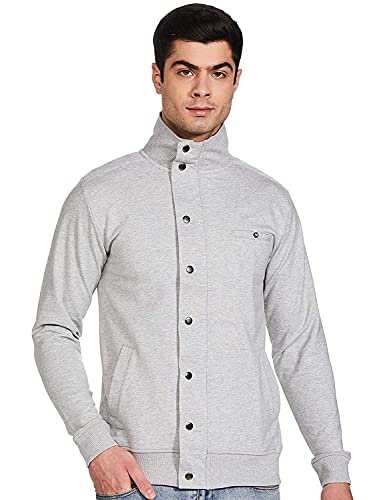 Image of Zuperb Men's Fleece Solid Regular Jacket