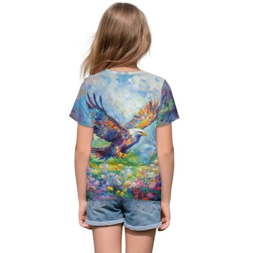 Girls Henley Shirts with Button 2-16Y Kids Casual Short Sleeve T-Shirt Summer Outfits for School Outdoor3