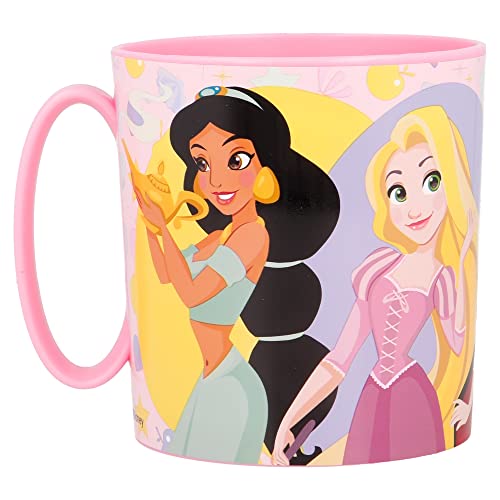 Stor Tasse Micro 350 ml Disney Princes True, Kunststoff, bunt, 8 cm, Pink