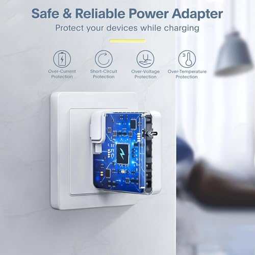 Image of Mac Book Pro Charger - 118W USB C Fast Charger Power Adapter Compatible with MacBook Pro & MacBook Air 13, 14, 15, 16 inch, M1 M2 M3 M4 M5, New ipad Pro and All USB C Device, 6.6ft Charge Cable