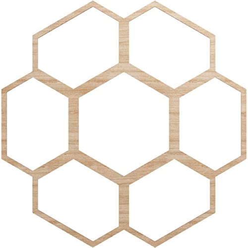 Image of Ekena Millwork 38 inchOD x 16 1 /4 inchID x 1 /4 inchT Florin Wood Fretwork Pierced Ceiling Medallion, Alder