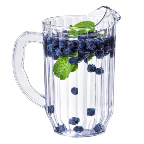 Image of Restaurantware 47 oz Clear Plastic Water Pitcher