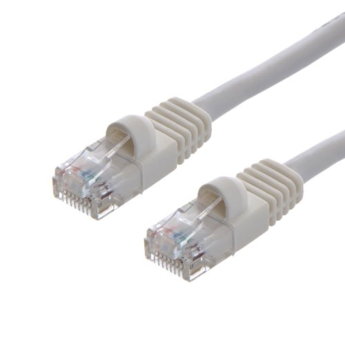 CAT5e RJ45 PATCH ETHERNET NETWORK CABLE 50 FT WHITE