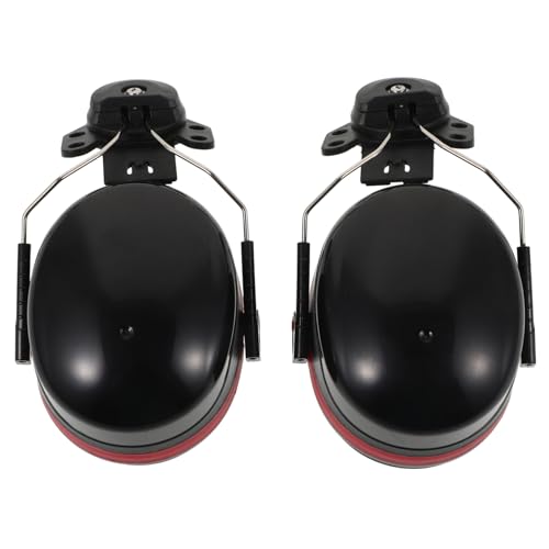 WOONEKY 1 Pair Soundproof Noise Reduction Ear Protector Sponge Earmuff Ear Protectors Hearing Protection Earmuff for Workshop Industry Ear Muffs Ear Protection High-density Sponge