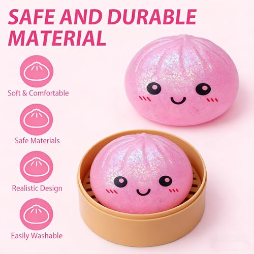 35% Off Shimmering Dumpling Stress Relief Balls - Image 4