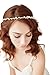Produktbild TOPQUEEN Accessoires braut Gold Perle Strass Braut Haarkamm Hochzeit Haarschmuck Tiara Diadem, Schmetterlinge (HP03-Gold-Organza-Elfenbein)