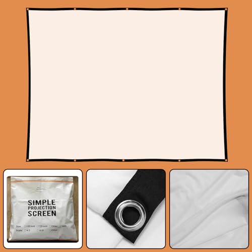 Skerell Holographic Rear Projection Screen Video: Outdoor Projection Screens 60 Inch X 106 Inch Projectors Halloween Videos For Hang Mounting Backyard Movie Night thumb #6