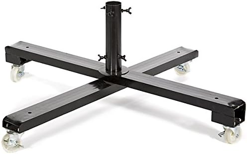 Autograph Foliages C-114577 42 in. Tree Stand with Wheels, Black