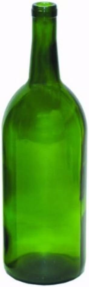 1.5 Liter Emerald Green Claret/Bordeaux Bottles, 6 per case