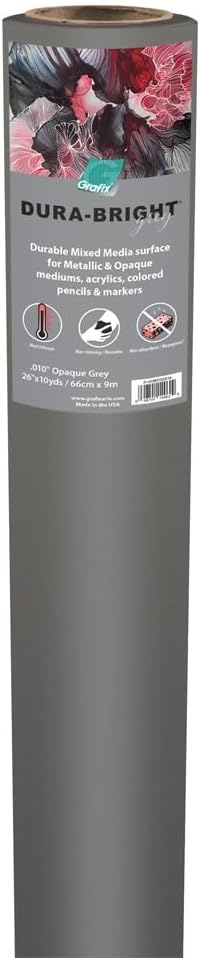 Grafix Dura-Bright .01 Gray 26X10YD Roll