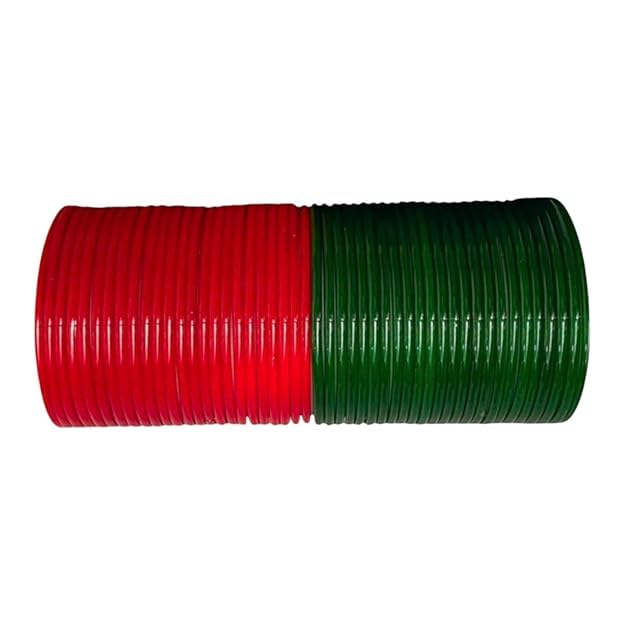 Woman's Set for Women & Girls, 48 Pcs plain shiny traditional Indian bangles. Perfect for bridal weddings, festivals & ethnic wear. Stylish handcrafted for all occasions.-picture-26