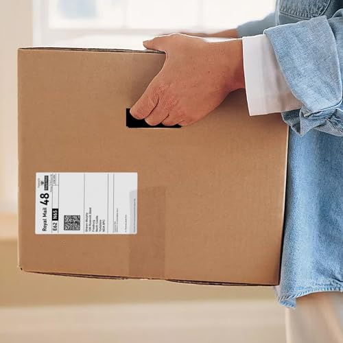 iSOUL 4X6 Direct Thermal Printer Labels Roll 100mm x 150mm 500 White Permanent Adhesive Shipping Labels Rolls Compatible for Zebra, MUNBYN Printers to use on Ebay, Amazon, Royal Mail Label - Image 6