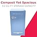 Frigidaire Retro Compact Fridge with Chiller, 3.2 cu ft Countertop Fridge with Built-In Bottle Opener, Compact Refrigerator for Office, Bedroom, Dorm Room or Cabin - 16.5