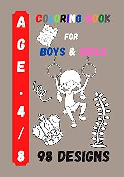 Paperback Coloring Book for Boys and Girls: Kids Coloring Activity Book