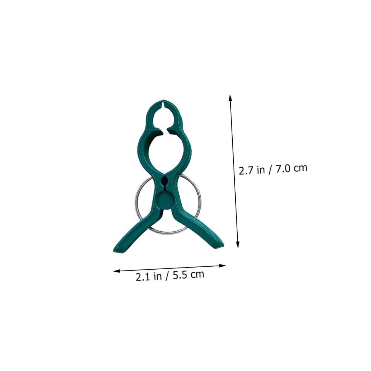 50 Stück Gartenclips Pflanzen Pfingstrose Aufstecksieb für Töpfe Gartenspalier Blumenrankenclips Grün Plant Clips pflanzklammer tomatenclip Anlage Orchideenranke Wein-Clips Plastik